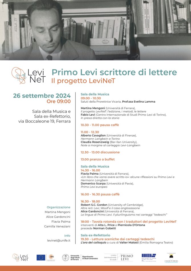 Primo Levi scrittore di lettere