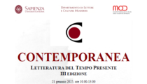 Contemporanea. Letteratura del tempo presente