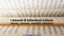 I manuali di letteratura italiana. Storia, canone, modelli didattici