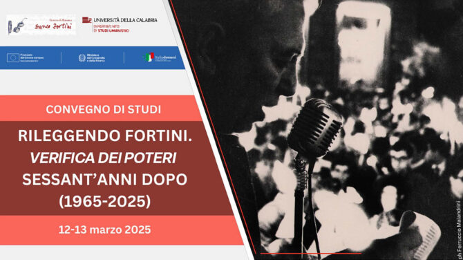 Rileggendo Fortini. Verifica dei poteri sessant’anni dopo (1965-2025)