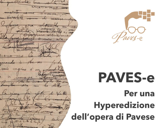 PAVES-e. Per un’edizione-archivio digitale dell’opera di Pavese